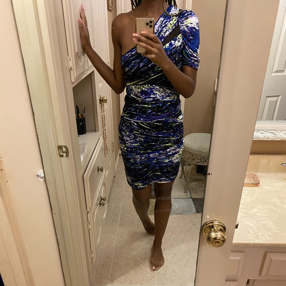 BCBG Max Azria Runway One-Shoulder